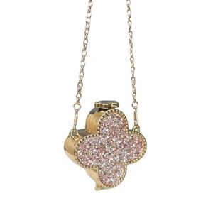 Luxury Gold Clover Clutch Crossbody Bag- NWOT